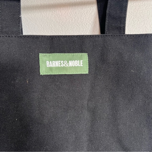 Barnes and Noble The Book Was Better Canvas Tote Bag Black - Picture 3 of 4